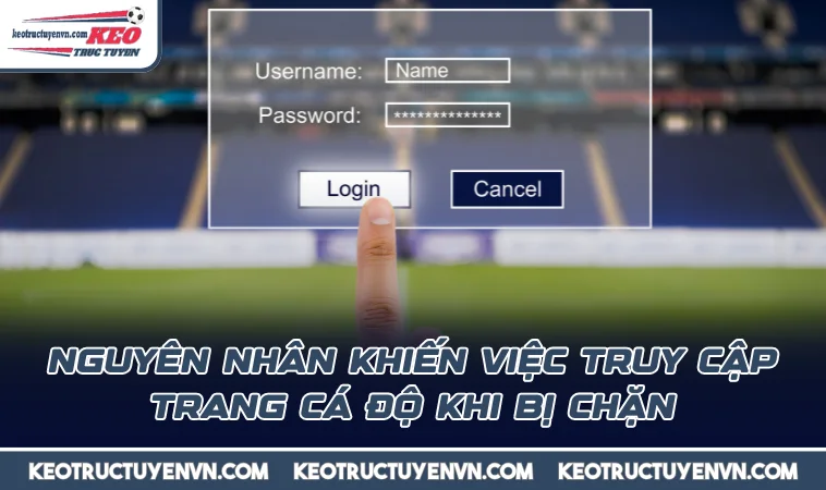 nguyen nhan khien viec truy cap trang ca do khi bi chan Nguyên nhân khiến việc truy cập trang cá độ khi bị chặn